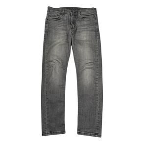 Levi’s 510 Skinny Fit Flex Stretch Denim Jeans Washed Black Mens 31x30